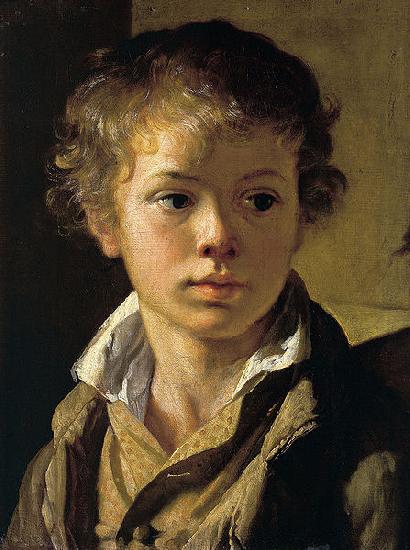 Vasily Tropinin Portrait of Arseny Tropinin, son of the artist, oil painting picture